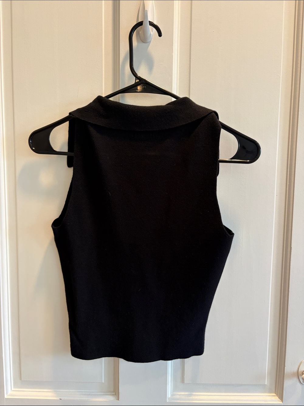 a new day Black Sleeveless Collared Knit Tank - Picture 2 of 2